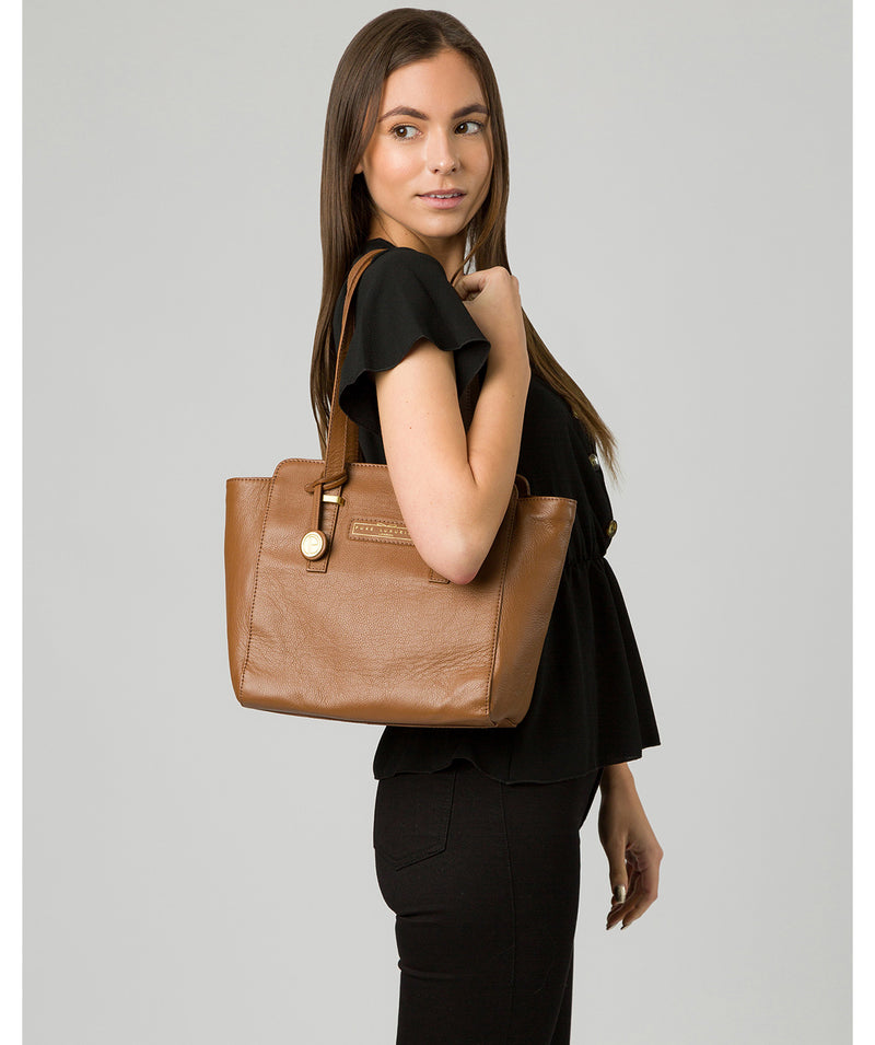 'Bramhall' Tan Leather Handbag image 2