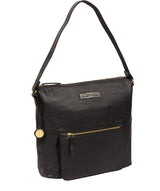 'Tadley' Black & Gold Leather Shoulder Bag image 5