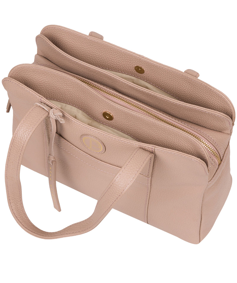 'Henna' Blush Pink Leather Handbag