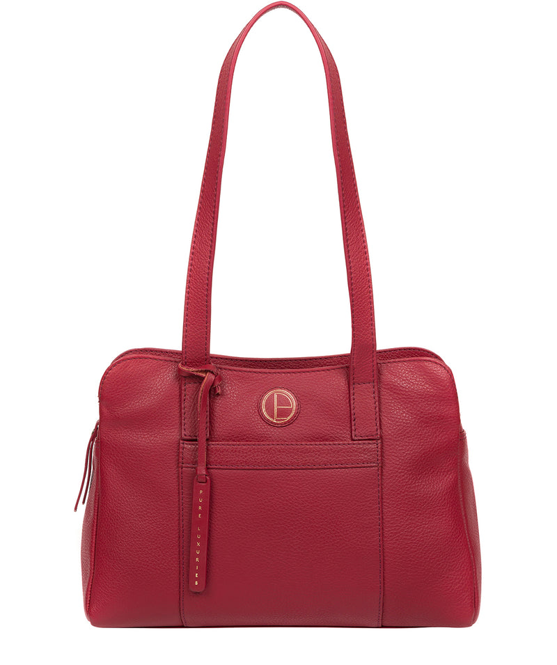 'Henna' Red Leather Handbag image 1