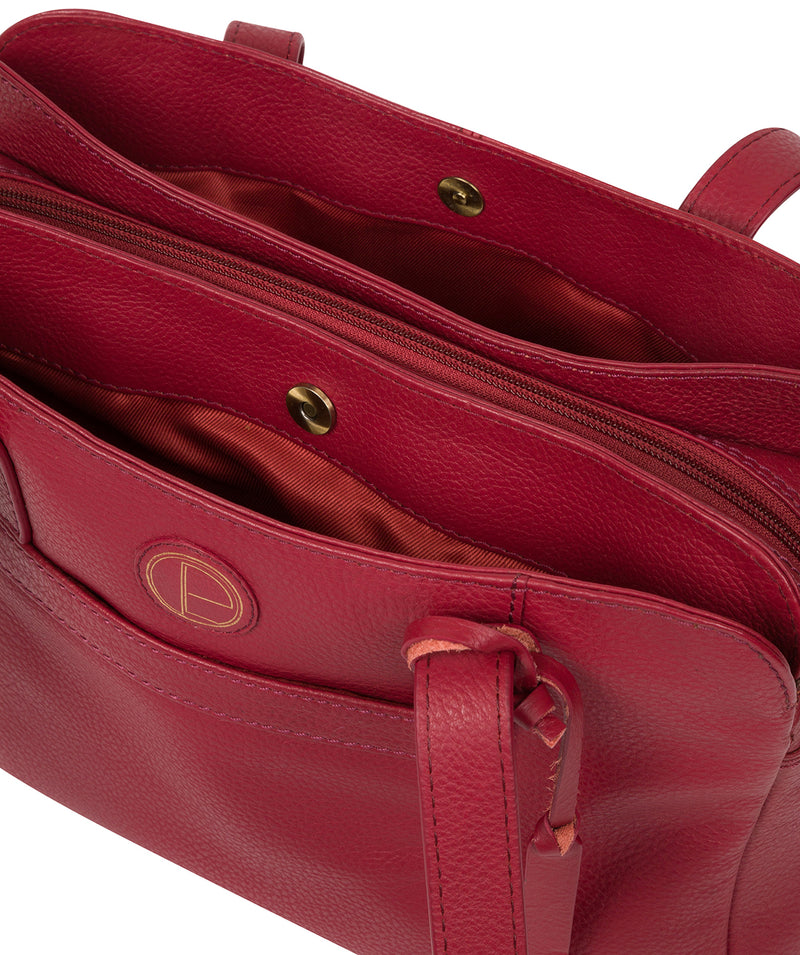 'Henna' Red Leather Handbag image 4
