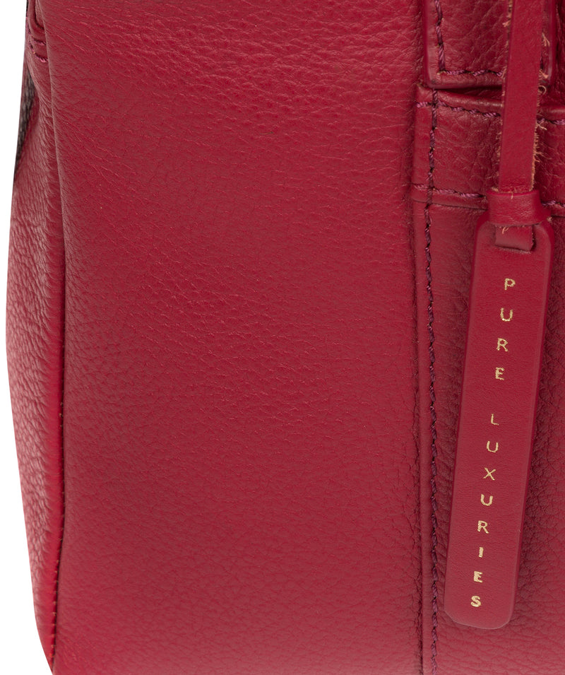 'Henna' Red Leather Handbag image 6