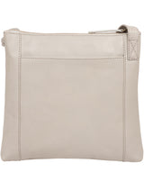 'Valley' Dove Grey Leather Cross Body Bag