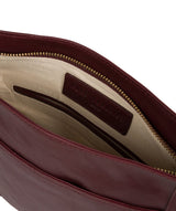 'Plumpton' Burgundy Leather Cross Body Bag image 4