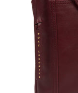'Plumpton' Burgundy Leather Cross Body Bag image 6