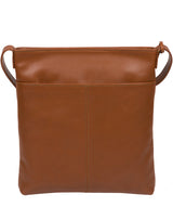 'Plumpton' Vintage Dark Tan Leather Cross Body Bag image 3