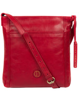 'Plumpton' Vintage Red Leather Cross Body Bag Pure Luxuries London