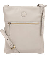 'Knook' Dove Grey Leather Cross Body Bag image 1