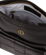 'Hanwell' Vintage Black Leather Shoulder Bag image 4