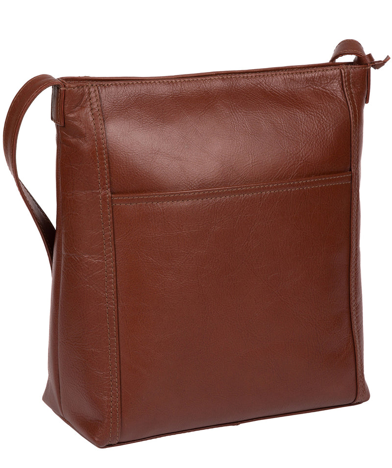'Hanwell' Vintage Cognac Leather Shoulder Bag image 3