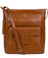 'Hanwell' Vintage Dark Tan Leather Shoulder Bag image 1