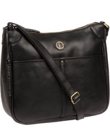'Clovely' Vintage Black Leather Cross Body Bag image 5