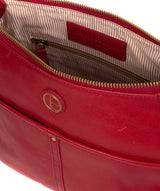 'Clovely' Vintage Red Leather Cross Body Bag image 4