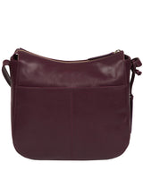 'Farlow' Blackberry Leather Shoulder Bag image 3