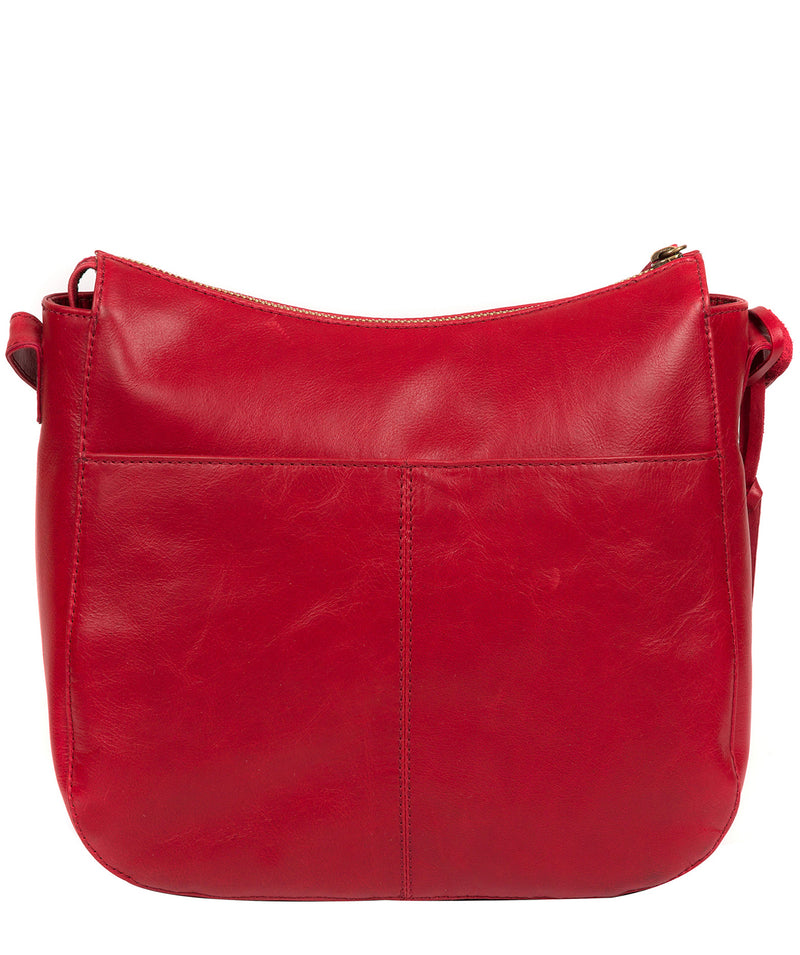 'Farlow' Vintage Red Leather Shoulder Bag image 3