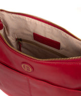 'Farlow' Vintage Red Leather Shoulder Bag image 4