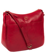 'Farlow' Vintage Red Leather Shoulder Bag image 5