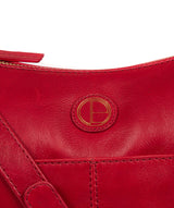 'Farlow' Vintage Red Leather Shoulder Bag image 6