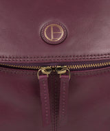 'Marbury' Blackberry Leather Backpack image 6