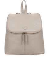 'Marbury' Dove Grey Leather Backpack image 1