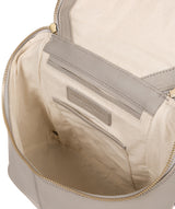 'Marbury' Dove Grey Leather Backpack image 4