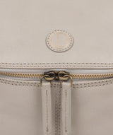 'Marbury' Dove Grey Leather Backpack image 6