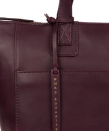 'Gwent' Blackberry Leather Tote Bag image 6