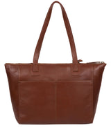 'Gwent' Cognac Leather Tote Bag image 3