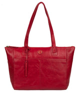 'Gwent' Vintage Red Leather Tote Bag image 1