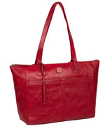 'Gwent' Vintage Red Leather Tote Bag image 5