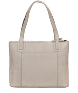 'Newark' Dove Grey Leather Handbag