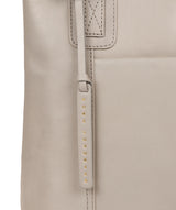 'Newark' Dove Grey Leather Handbag