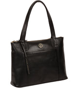 'Newark' Vintage Black Leather Handbag image 5