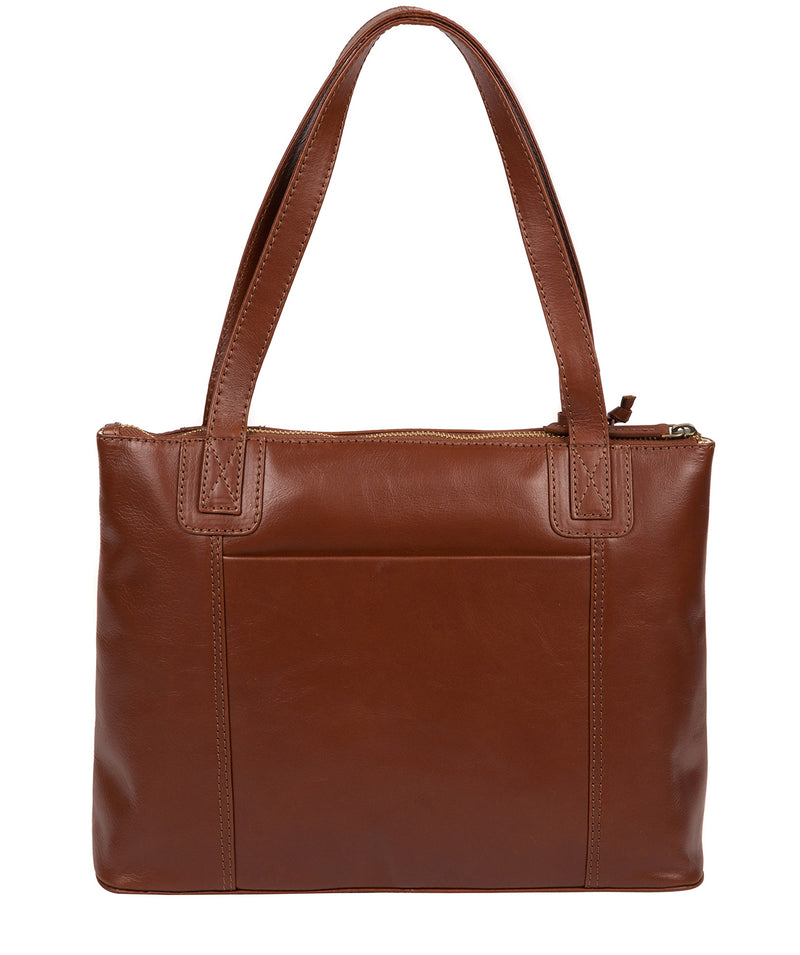 'Newark' Vintage Cognac Leather Handbag image 3