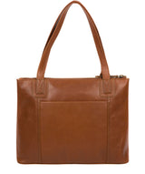 'Newark' Vintage Dark Tan Leather Handbag image 3