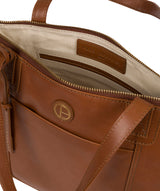 'Newark' Vintage Dark Tan Leather Handbag image 4