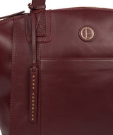'Jura' Burgundy Leather Handbag image 6