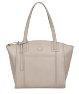'Jura' Dove Grey Leather Handbag image 1