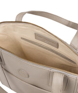 'Jura' Dove Grey Leather Handbag image 4