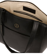 'Jura' Vintage Black Leather Handbag image 4