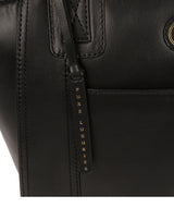 'Jura' Vintage Black Leather Handbag image 6