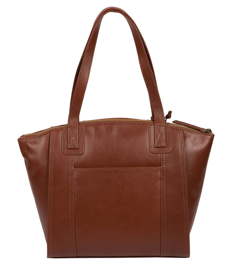 'Jura' Vintage Cognac Leather Handbag image 3