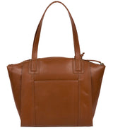 'Jura' Vintage Dark Tan Leather Handbag image 3