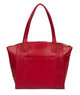 'Jura' Vintage Red Leather Handbag Pure Luxuries London