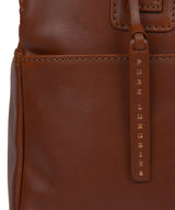 'Beacon' Vintage Cognac Leather Handbag