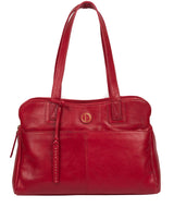 'Beacon' Vintage Red Leather Handbag image 1