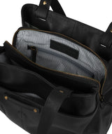 'Bickley' Vintage Black Leather Handbag image 5