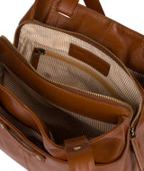 'Bickley' Vintage Dark Tan Leather Handbag image 5