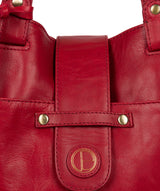 'Bickley' Vintage Red Leather Handbag image 6