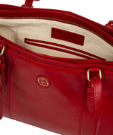 'Wollerton' Vintage Red Leather Tote Bag image 4